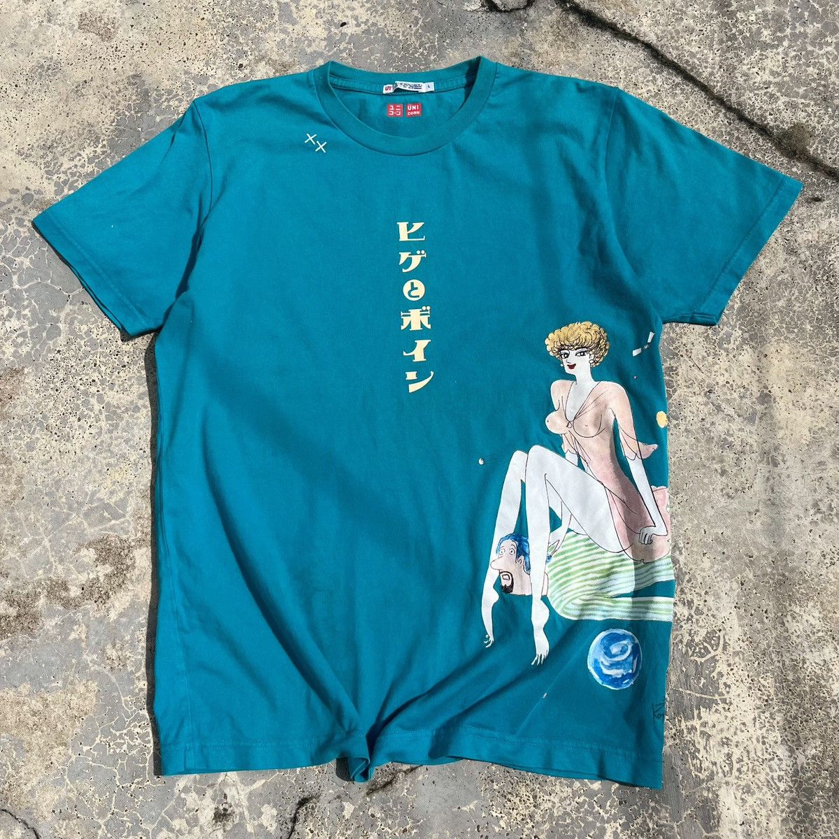 Japanese Brand Rare Uniqlo Kojima Artist Series Tee Japanese Pop Culture Hoodie, Sweatshirt | FlexRushtees.com