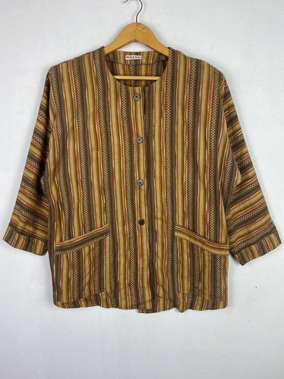 Japanese Brand Moka Ru Japanese Brand Navajo Style Shirt Nice Design