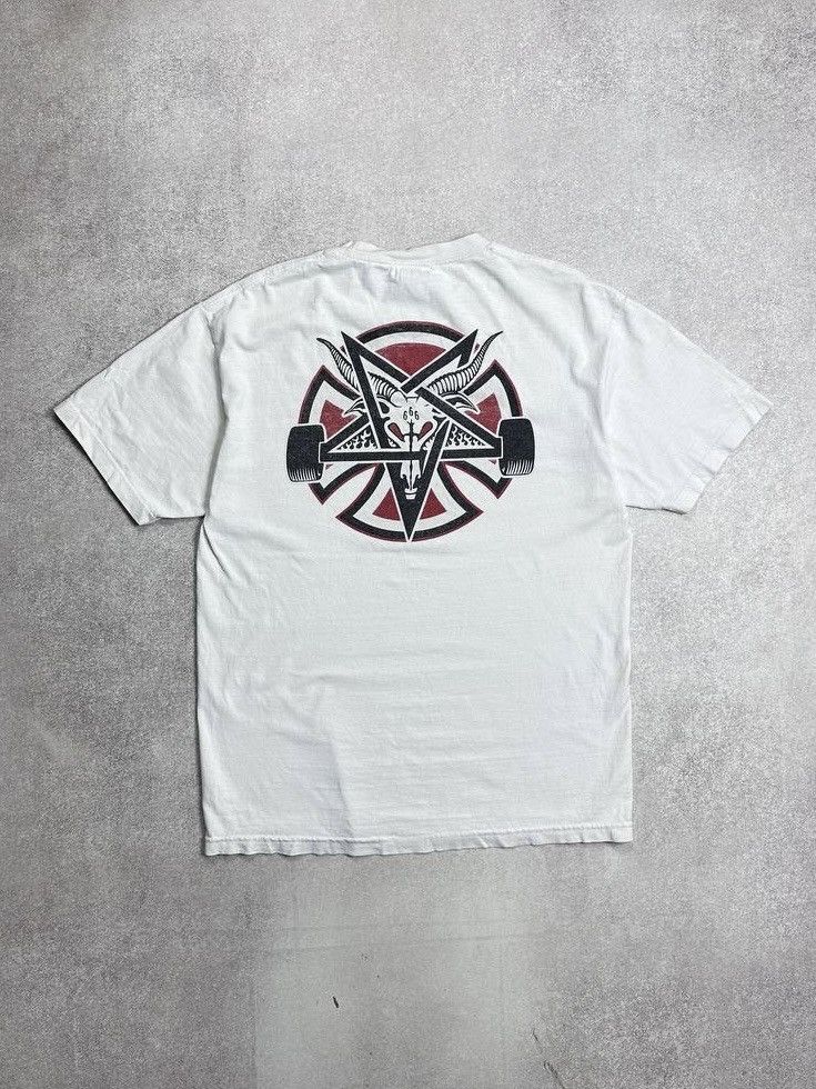 Thrasher X Vintage Vintage Thrasher X Independent Truck Co Boxy T Shirt Y2k L Hoodie, Sweatshirt | FlexRushtees.com