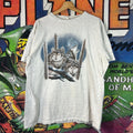 Vintage 90s Wolves Tee Size Xl Hoodie, Sweatshirt | FlexRushtees.com