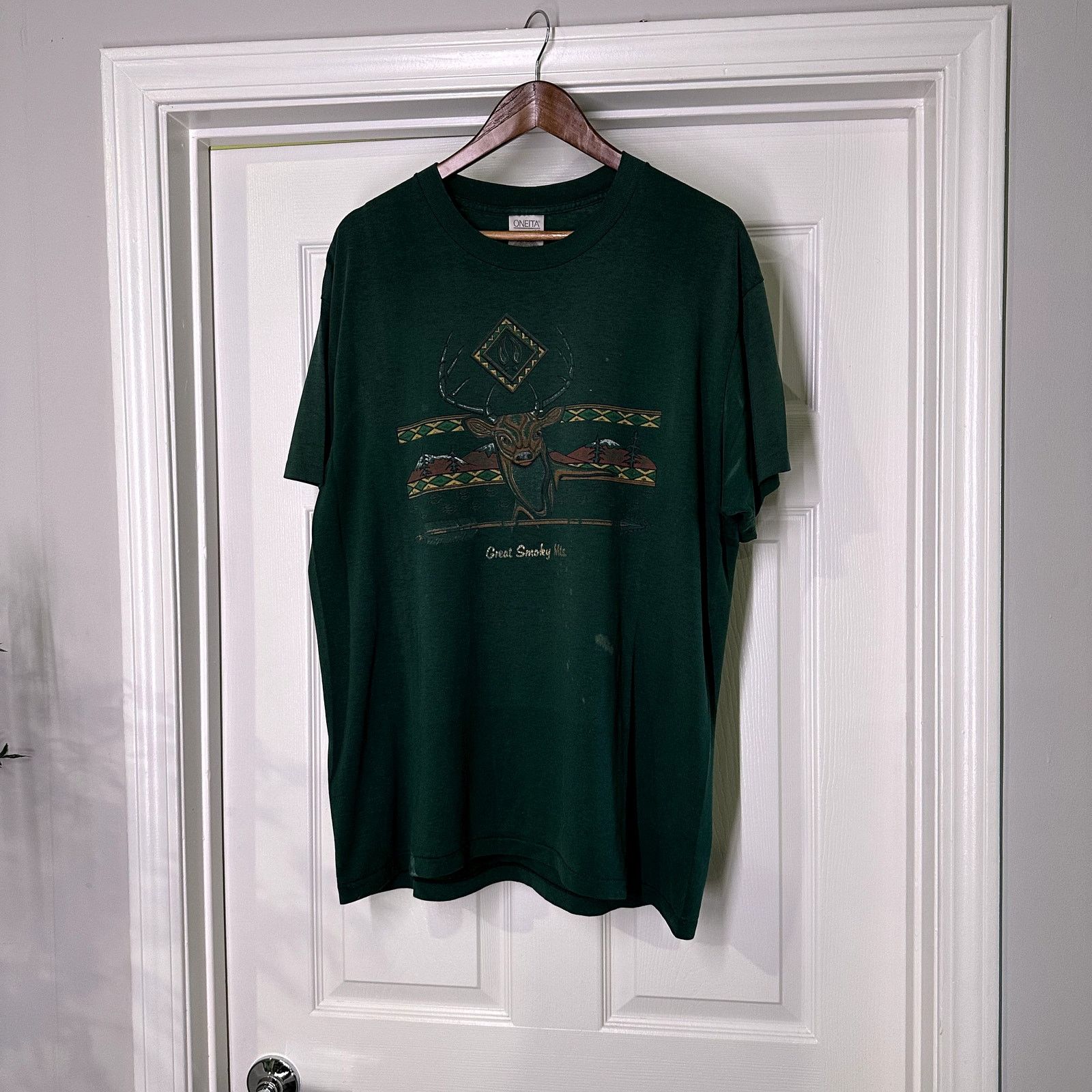Vintage Great Smokey Mountains T Shirt Size Xl