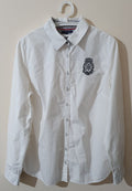 Hilfiger Tommy Hilfiger White Shirt Cotton Hoodie, Sweatshirt | FlexRushtees.com