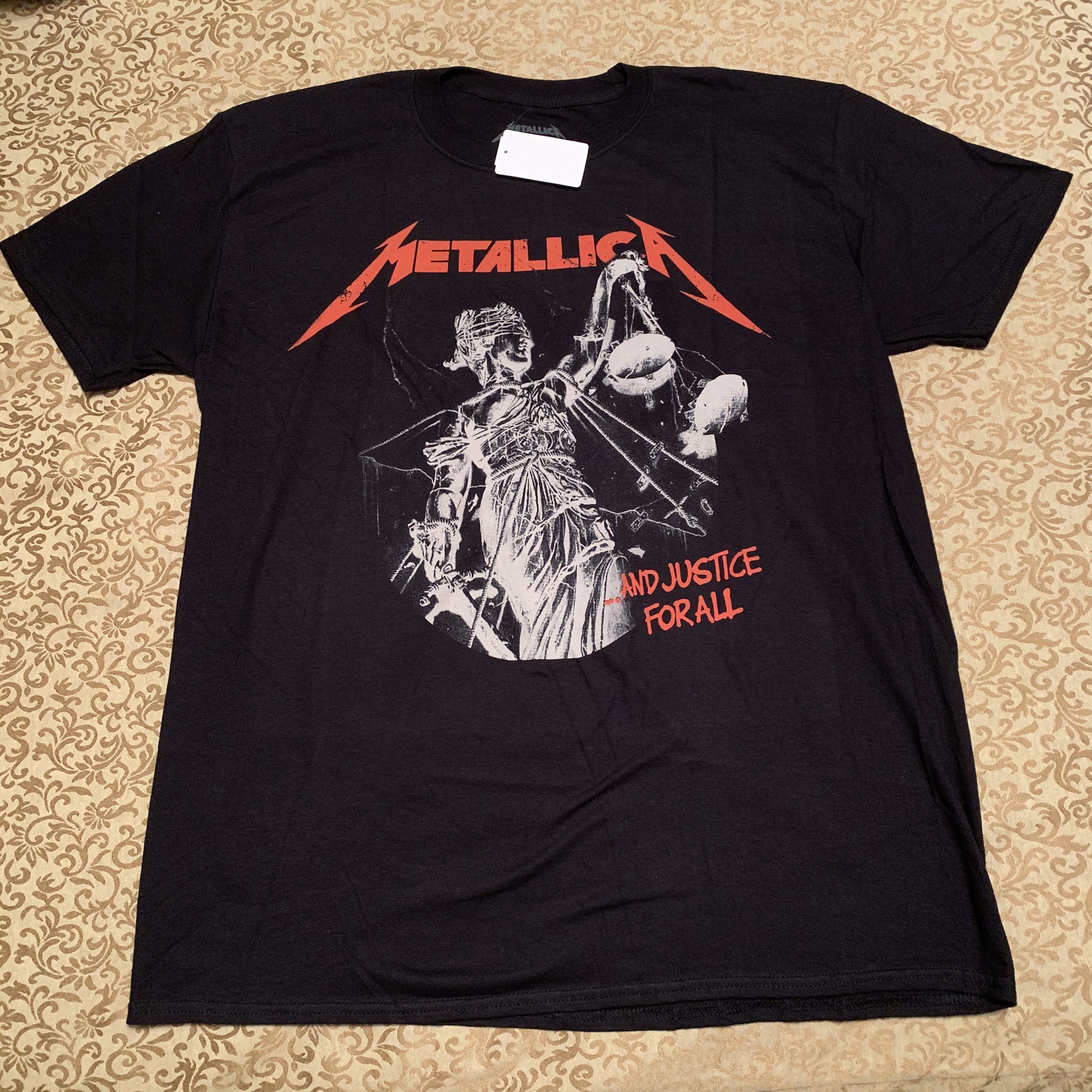 Metallica X Vintage Deadstock Metallica Justice Tee Hoodie, Sweatshirt | FlexRushtees.com