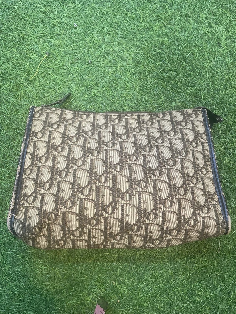 Authentic Vintage Christian Dior Monogram Toiletries Clutch