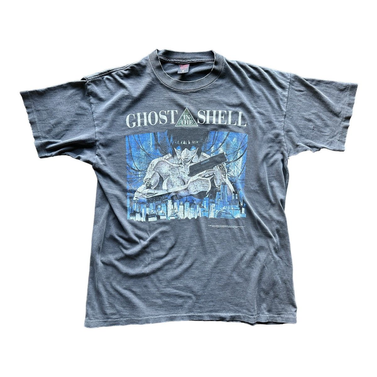 Japanese Brand X Vintage Vintage 1995 Ghost In The Shell Promo Shirt Grail Xl Anime Hoodie, Sweatshirt | FlexRushtees.com