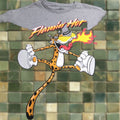 Vintage Cheetos Chester Cheetah Shirt Funny Food T Shirt Medium Gray Unisex Adults Hoodie, Sweatshirt | FlexRushtees.com