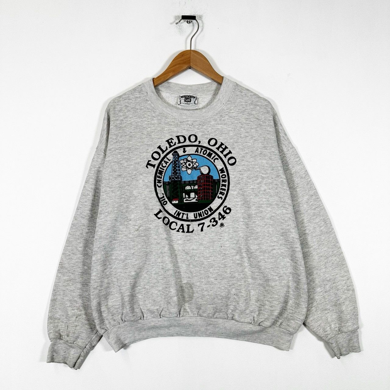 Vintage 90s Nuclear Plans Toledo Ohio Graphic Crewneck T-Shirts, Hoodie, Sweatshirt | FlexRushtees.com