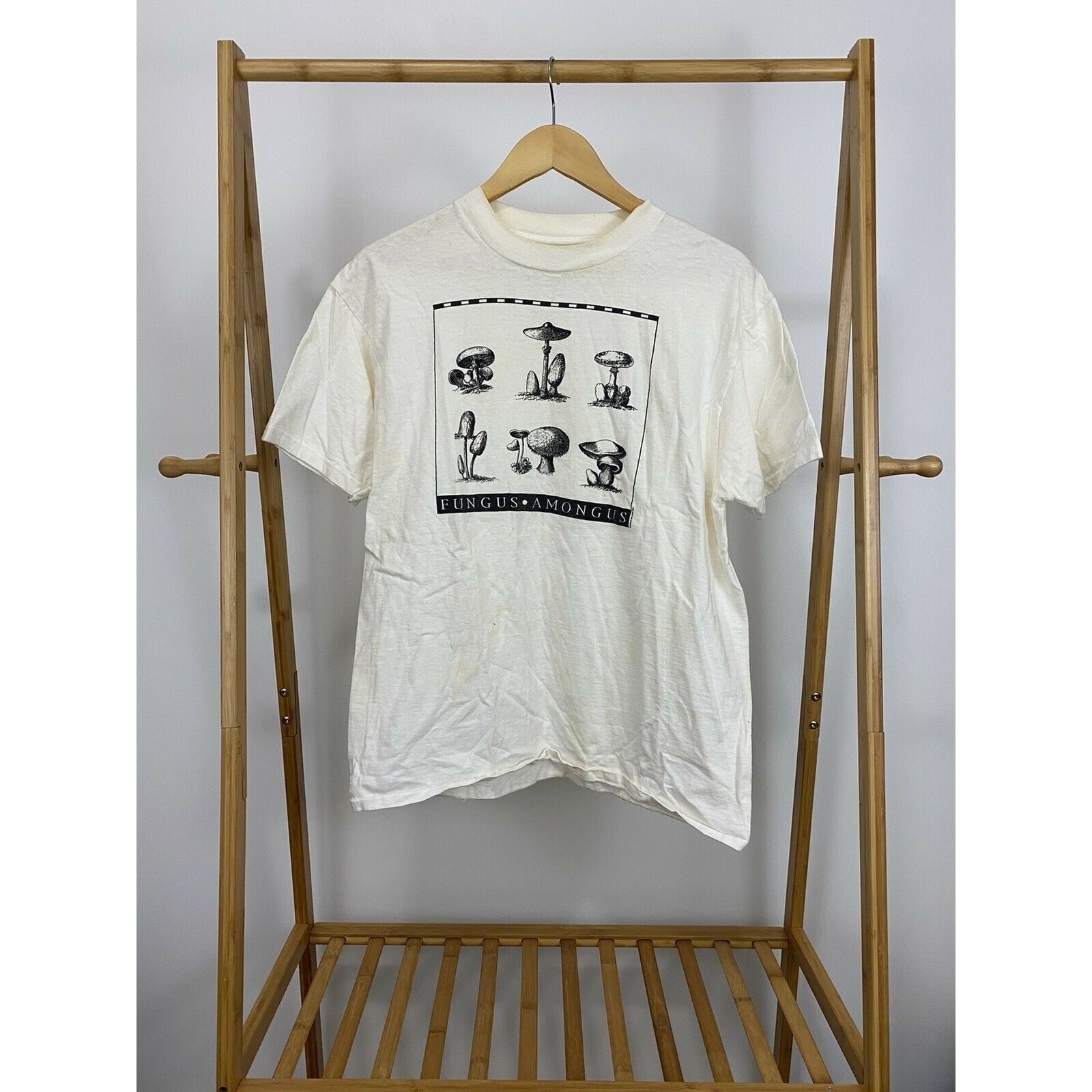 Vintage Vtg Fungus Amongus Magic Mushroom Shrooms Incubus T Shirt L