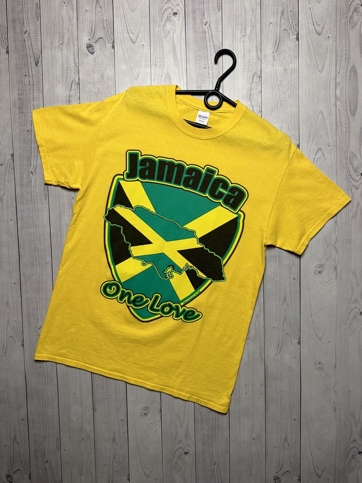 Vintage Jamaica Soccer Tee Big Logo Size M Hoodie, Sweatshirt | FlexRushtees.com