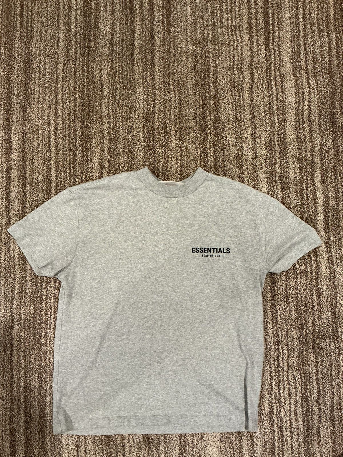 Essentials Heather Grey Tee Hoodie, Sweatshirt | FlexRushtees.com