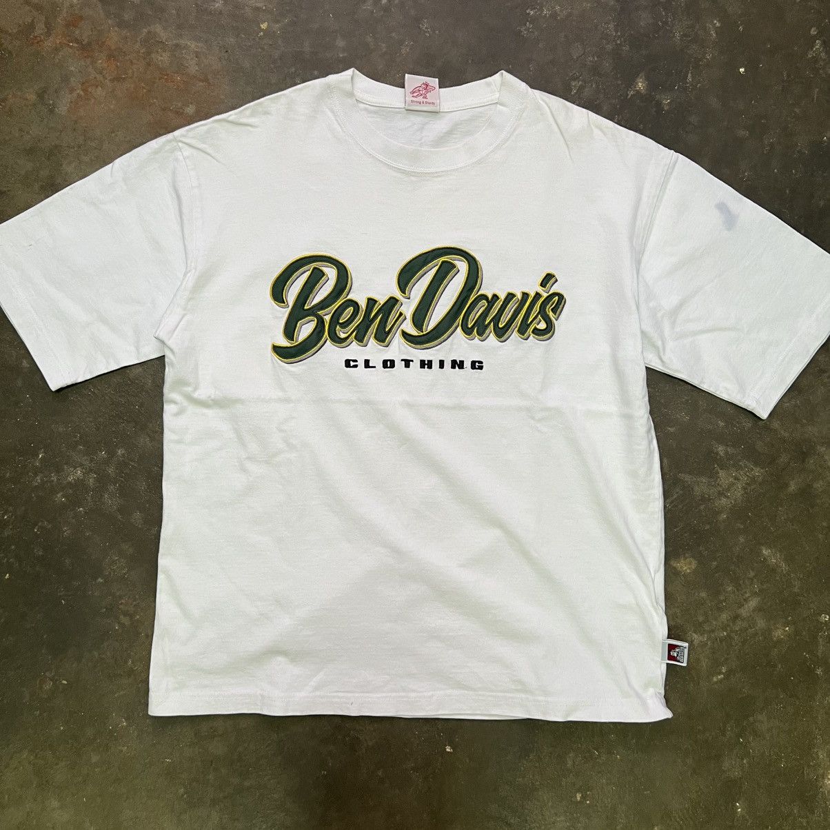 Davis Ben Davis Clothing Logo Tee White
