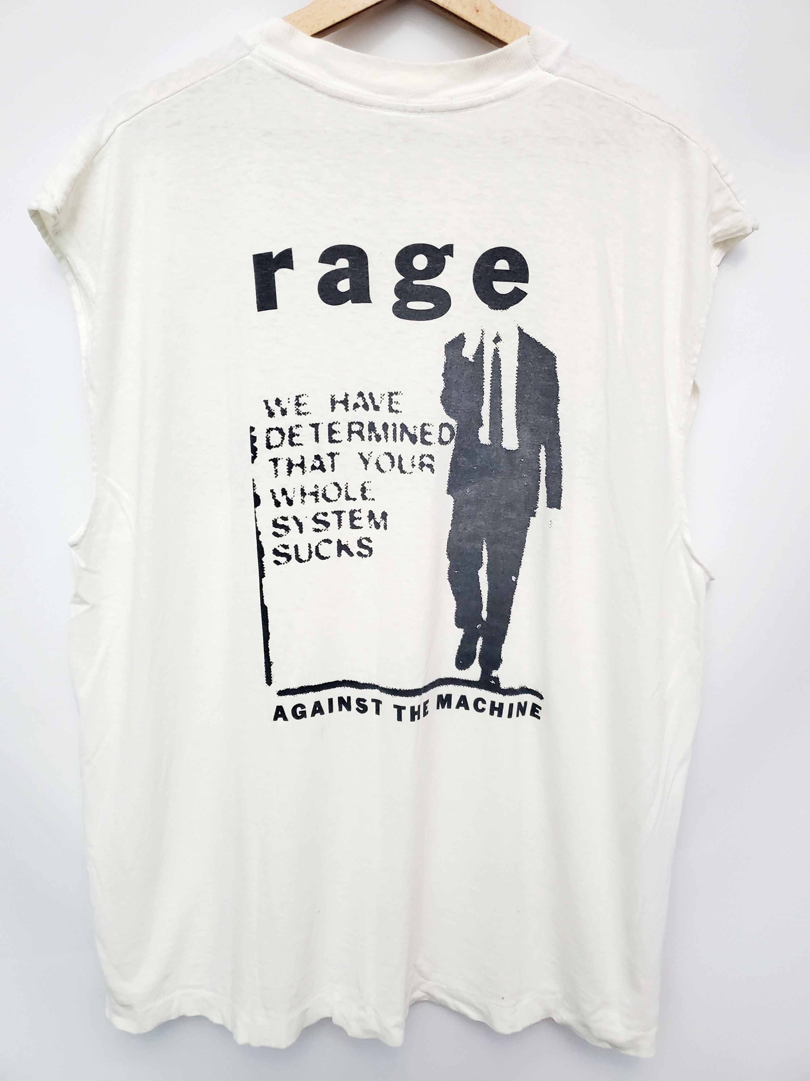 Vintage 90s Rage Against The Machine Band Tee Size Xl Hoodie, Sweatshirt | FlexRushtees.com