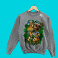 Vintage Busch Garden Crewneck Sweatshirt Youth Large Gray Animal Graphic Zoo Pullover T-Shirts, Hoodie | FlexRushtees.com