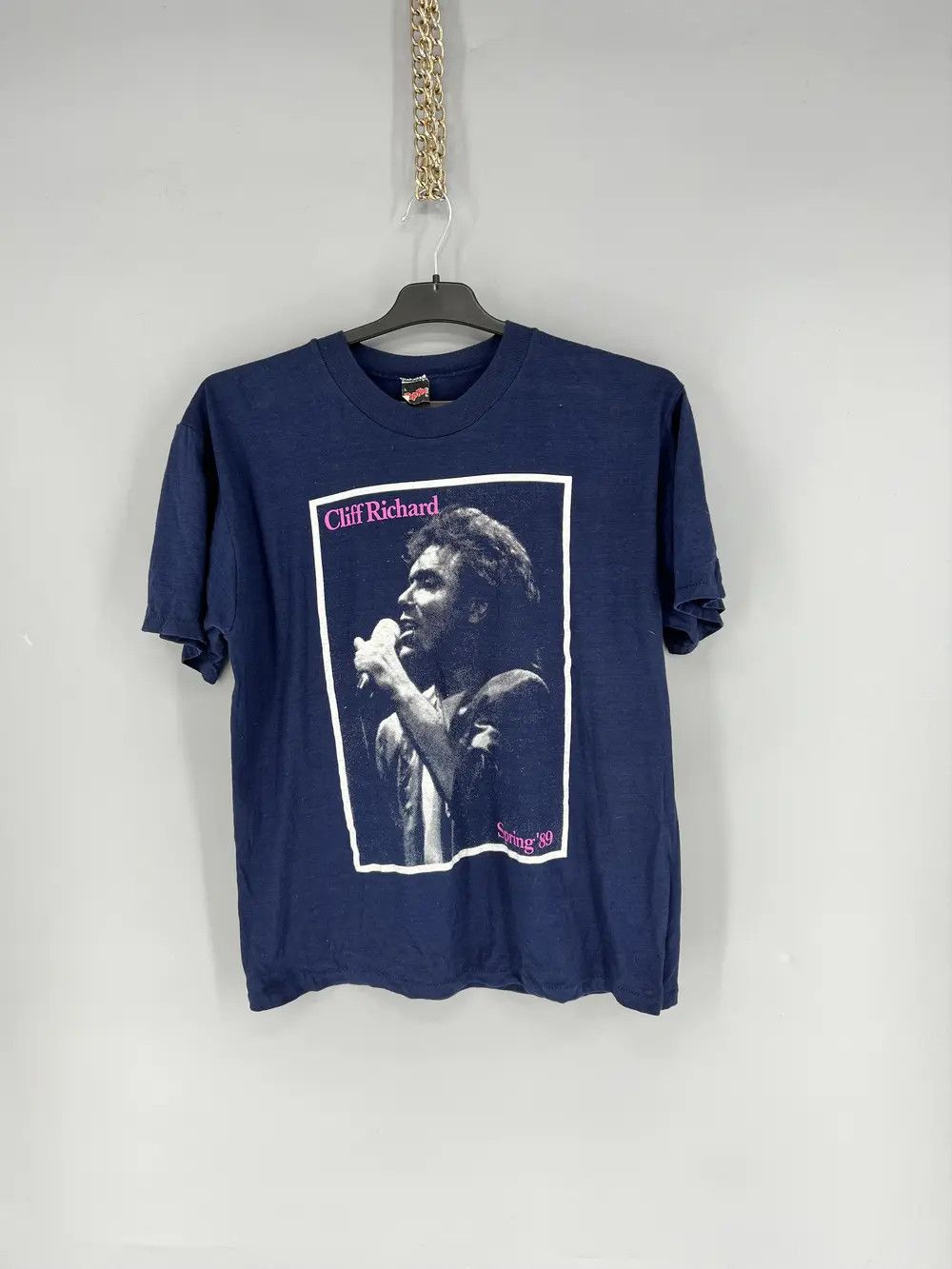 Band Tees Vintage Cliff Richard The Spring 1989 T Shirt Size L Hoodie, Sweatshirt | FlexRushtees.com