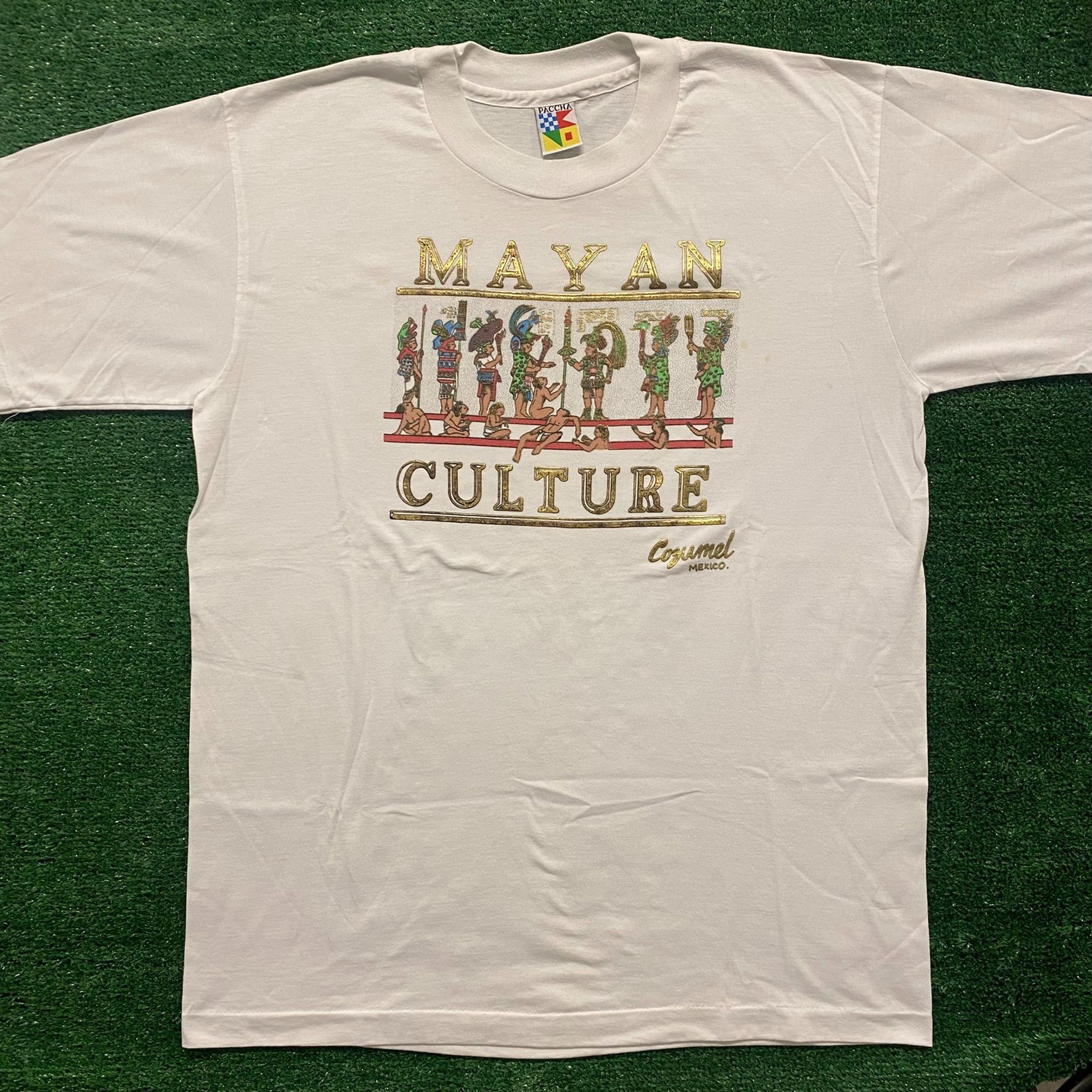 Mayan Vintage 90s Native Tribal T Shirt