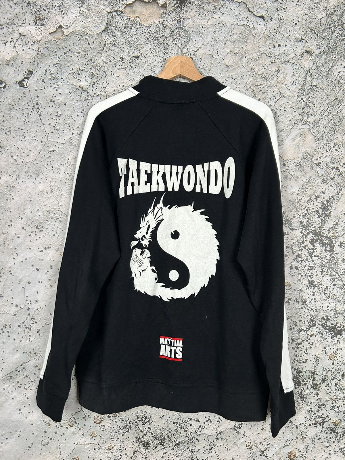 Japanese Brand X Vintage Vintage Taekwondo Japanese 90s Fighting Sweatshirt Zip Up