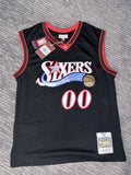 Mitchell Ness Playboi Carti 00 Sold Out Sixers Jersey