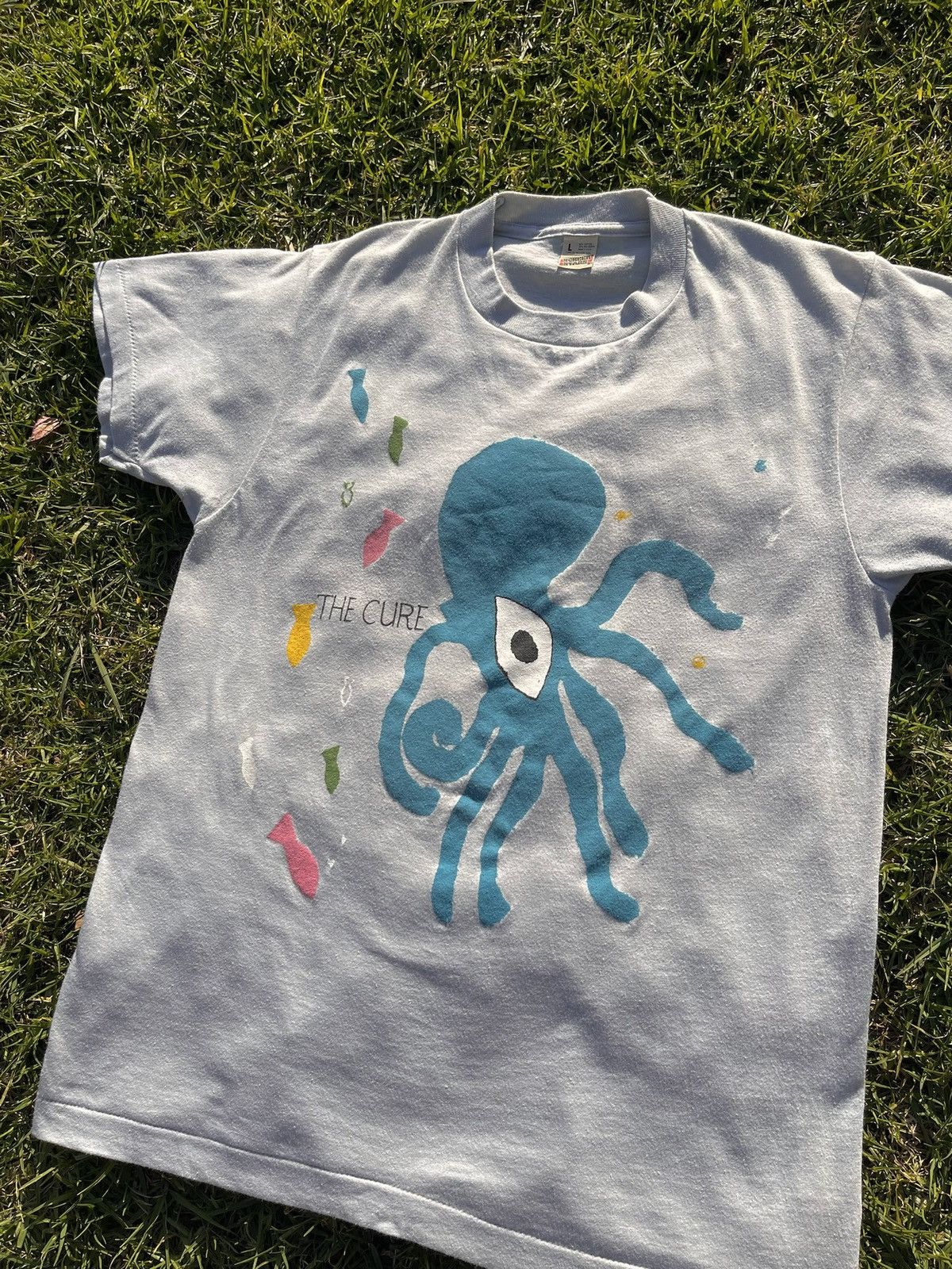 Vintage The Cure 1984 Head On The Door Tour Small Medium T-Shirts, Hoodie, Sweatshirt | FlexRushtees.com