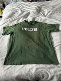 Vintage Sample Size Xl Polizei Shirt Hoodie, Sweatshirt | FlexRushtees.com