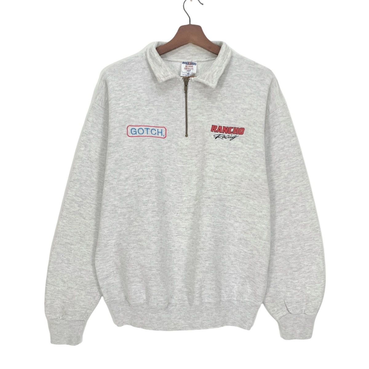Vintage 90s Jerzees Gotch Rancho Racing Sweatshirt