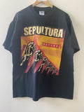 Vintage X Band Tee X Rock Band X Sepultura Nation 2001 Hoodie, Sweatshirt | FlexRushtees.com