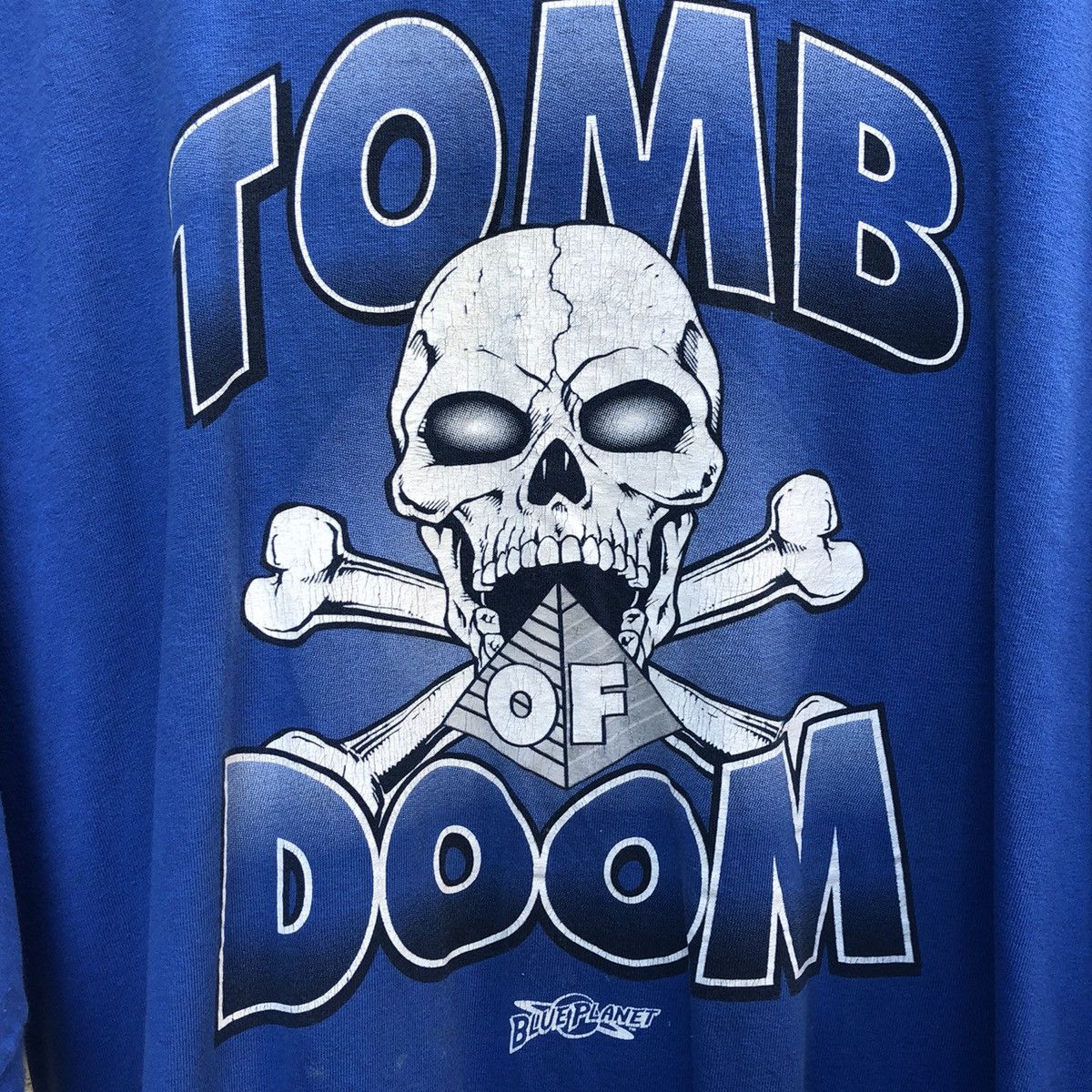 Gildan 1996 Memphis Pharaohs Football Tomb Of Doom Afl Tee Shirt
