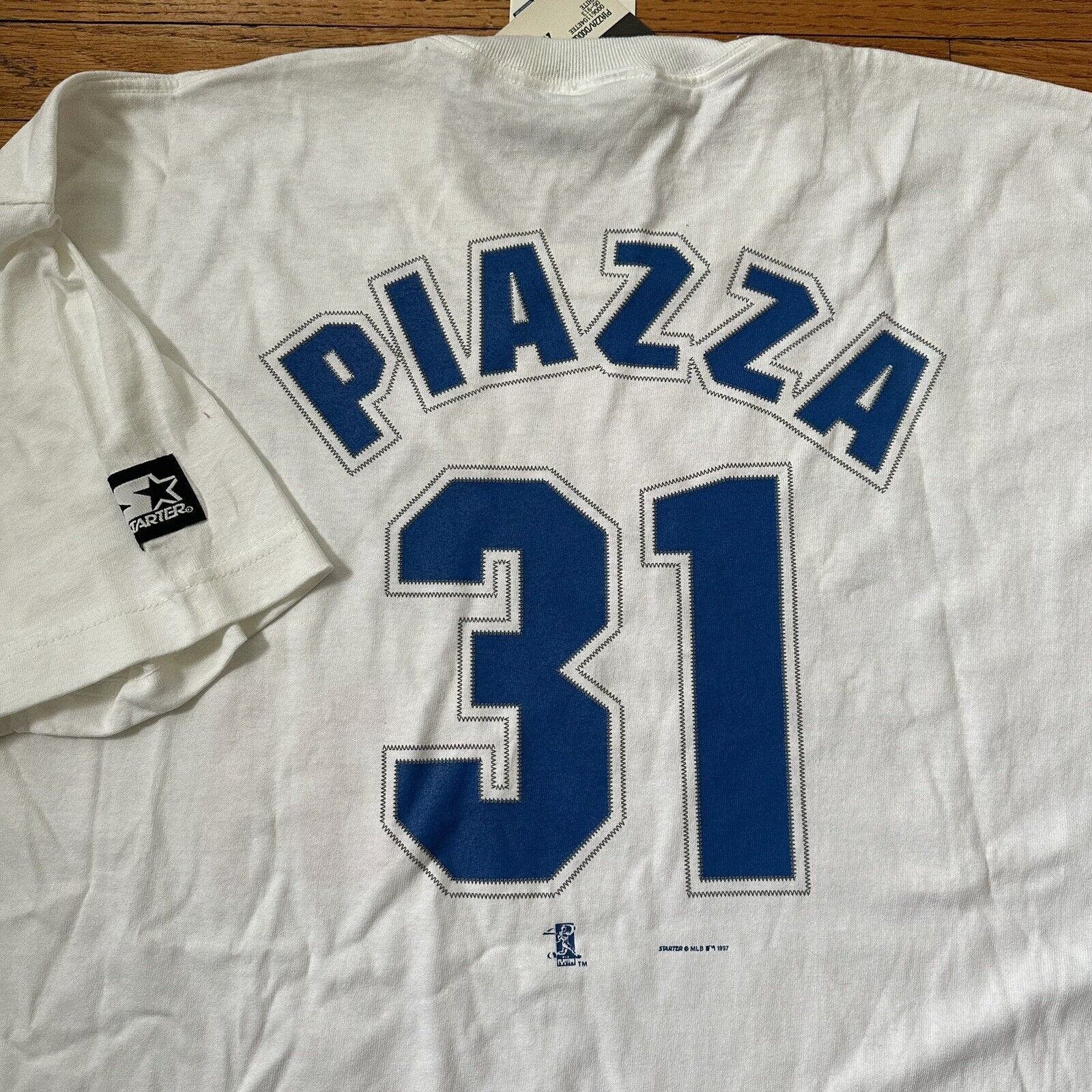 Starter X Vintage Nwt Vintage 1997 Starter Dodgers Mike Piazza Jersey Tee