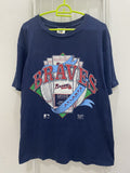 Vintage Vtg 90s Atlanta Braves Rap Tee 1992 Mlb Champions Hoodie, Sweatshirt | FlexRushtees.com