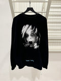 White Off White Screaming Girl Crewneck