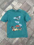 Palace Big Smoke Tee Sea Green Hoodie, Sweatshirt | FlexRushtees.com