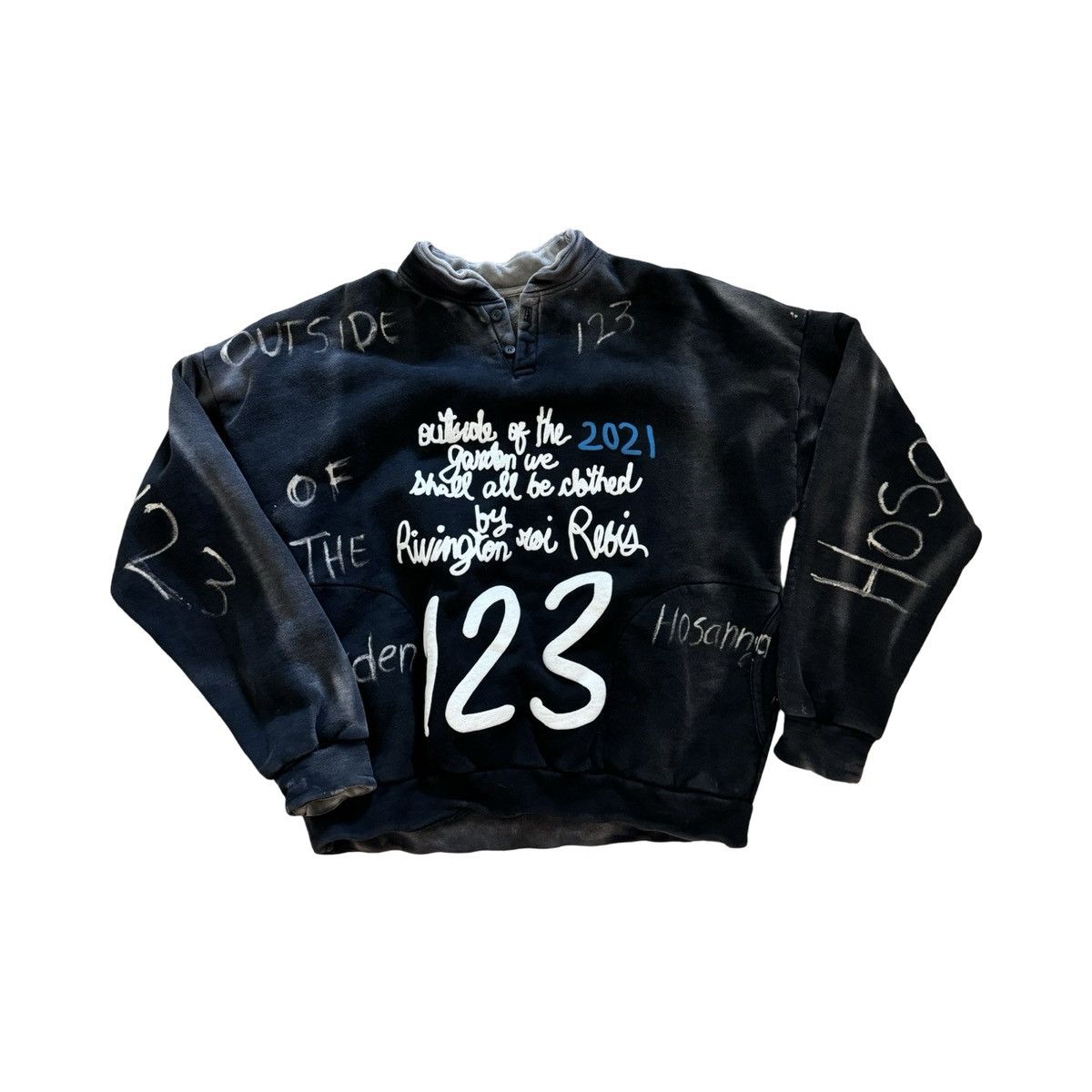Rrr 123 Sample Bleach Pen Sweater