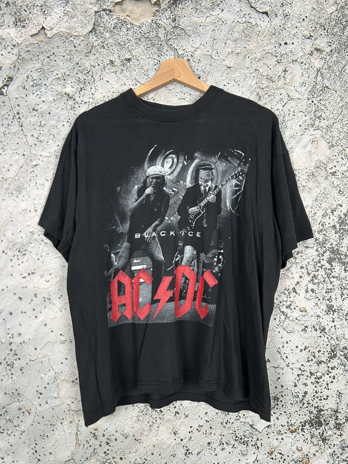 Band Tees Vintage Ac Dc Rock Band Tee Metal Graphic Avantgarde 90s Hoodie, Sweatshirt | FlexRushtees.com