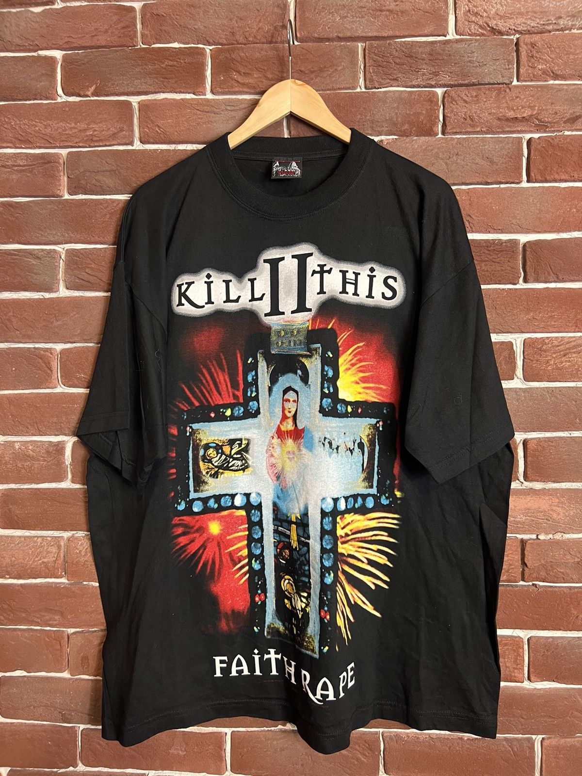 Vintage 90s Kill Ii This Faith Rape Metal Band Tshirt Grail Hoodie, Sweatshirt | FlexRushtees.com