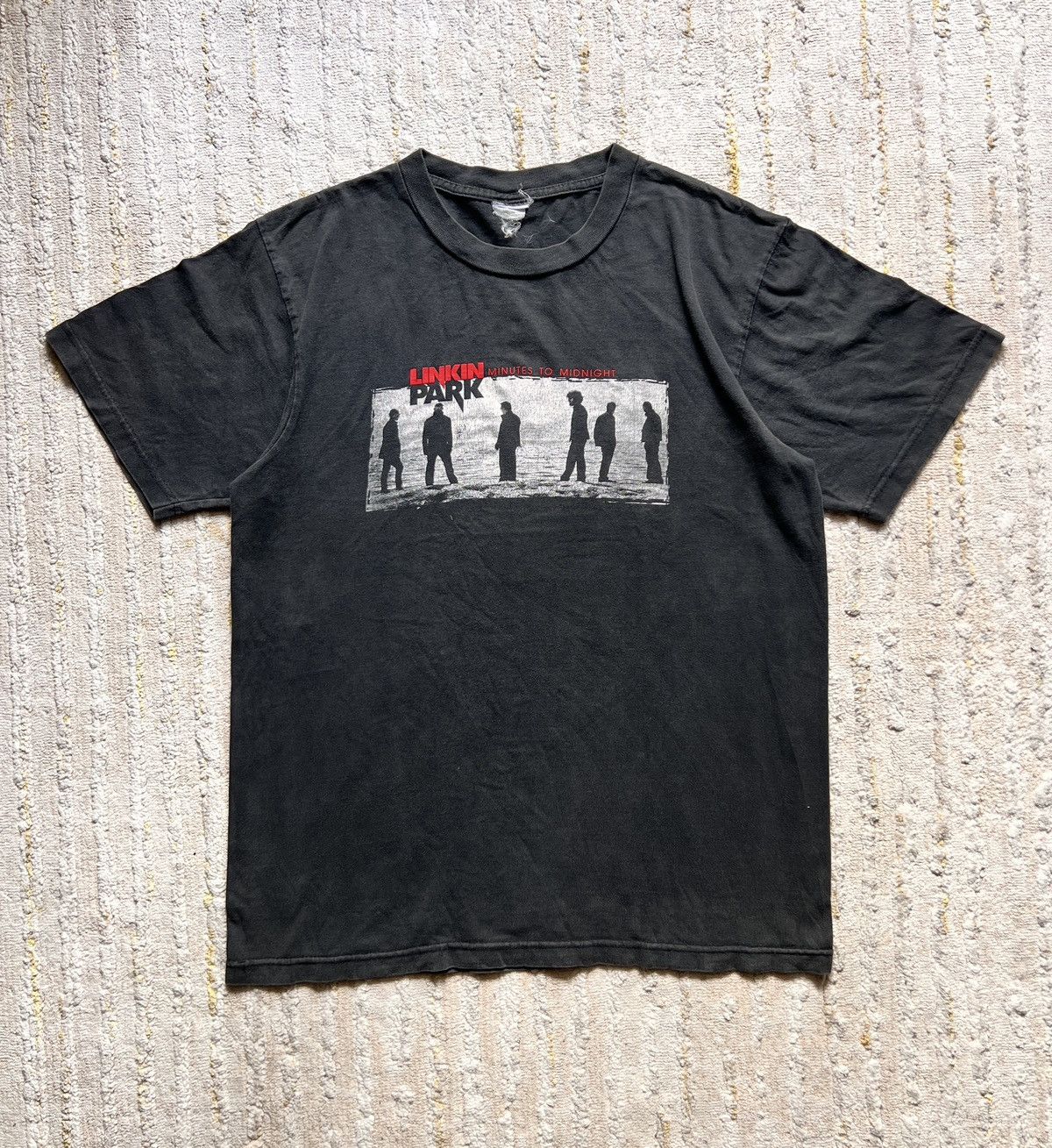 Vintage Vtg Y2k Linkin Park Minutes To Midnight Promo Tshirt Hoodie, Sweatshirt | FlexRushtees.com