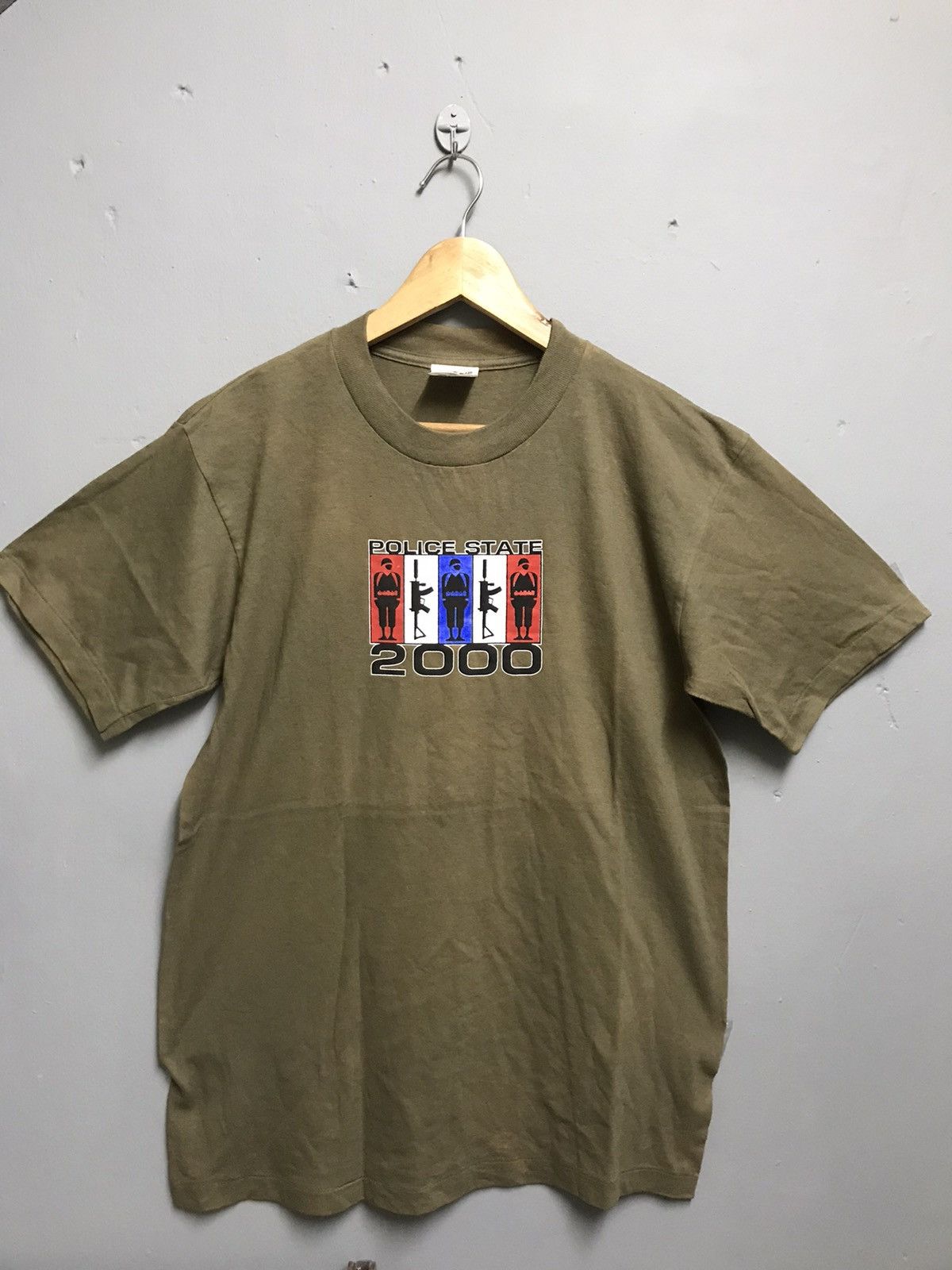 Vintage 90 S Deadstock Alien Workshop Police State 2000 Tee