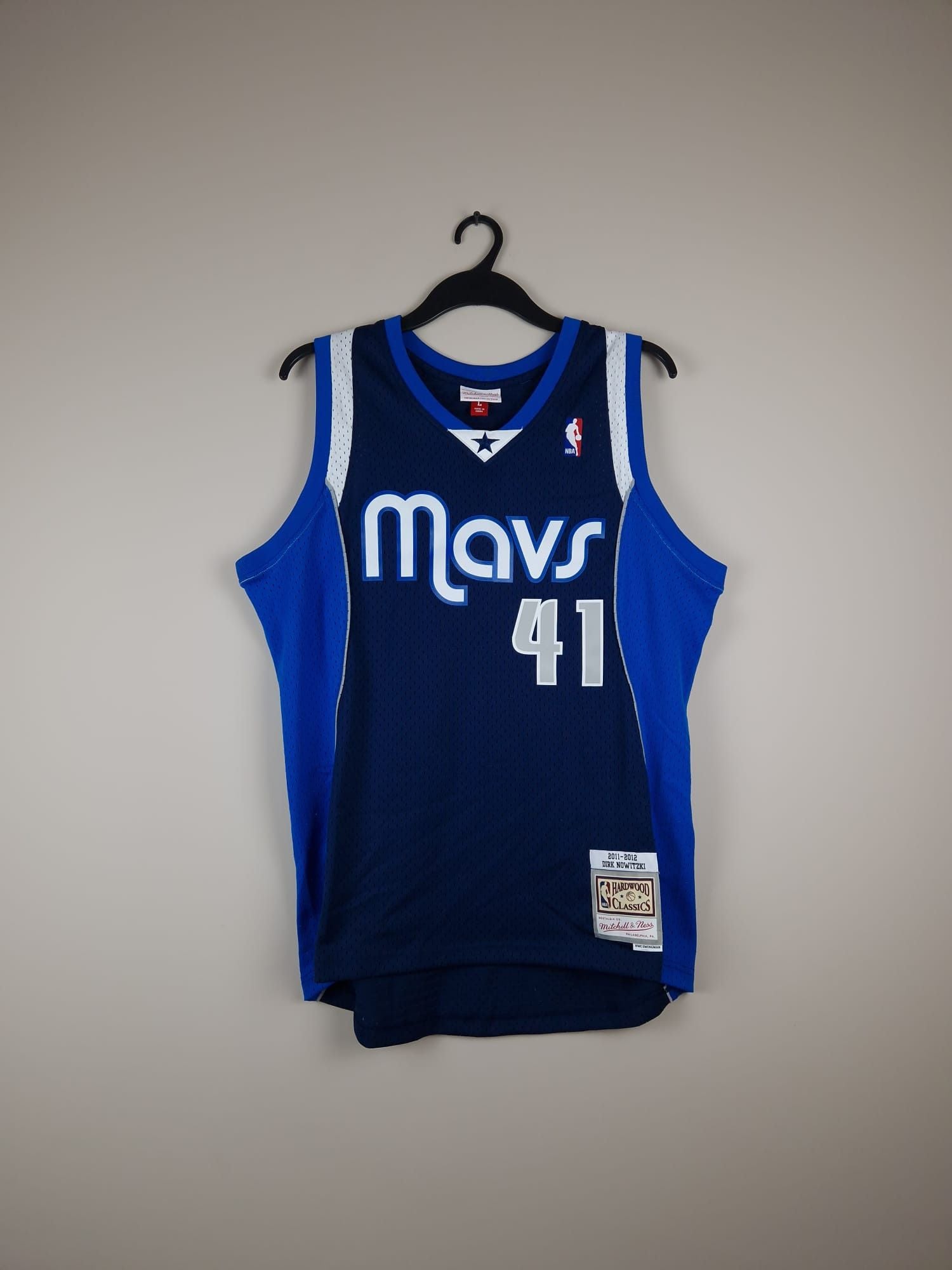 Nba Nowitzki 41 Dallas Mavericks 2011 12 Swingman Jersey Navy