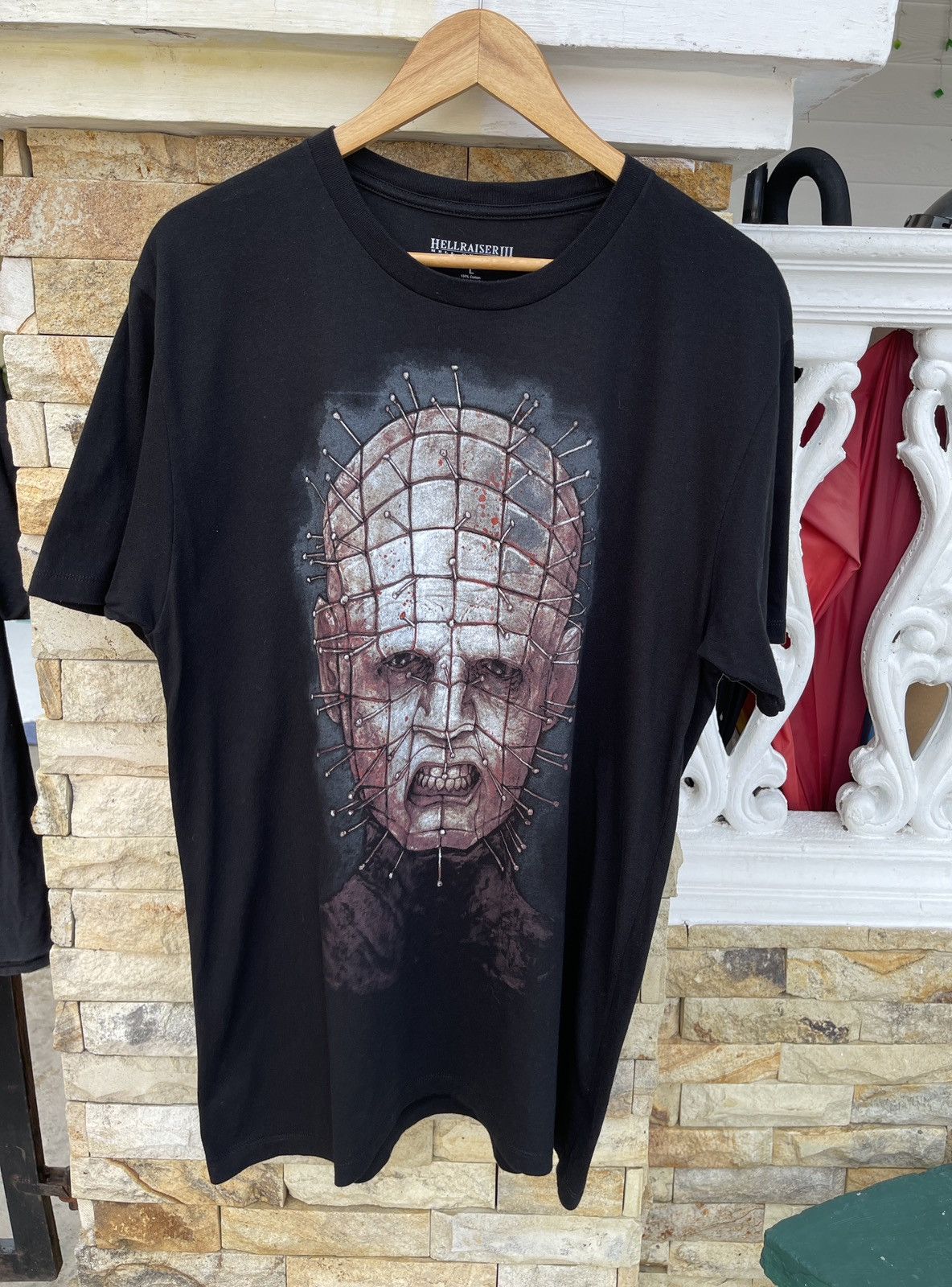 Expert Horror Rare Hellraiser Iii Hell To Earth Tshirt Big Print Tshirt