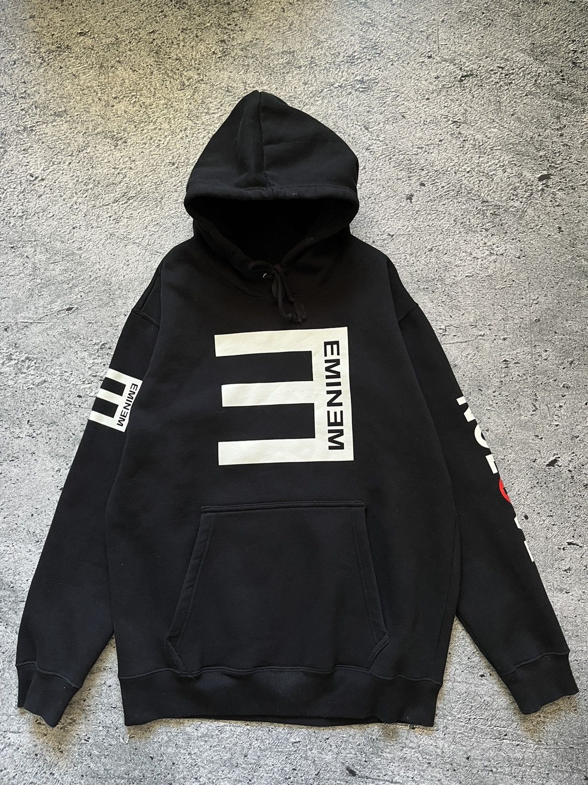 Rap Tees X Vintage 2010 Eminem Recovery No Love Hoodie Sweatshirt | FlexRushtees.com