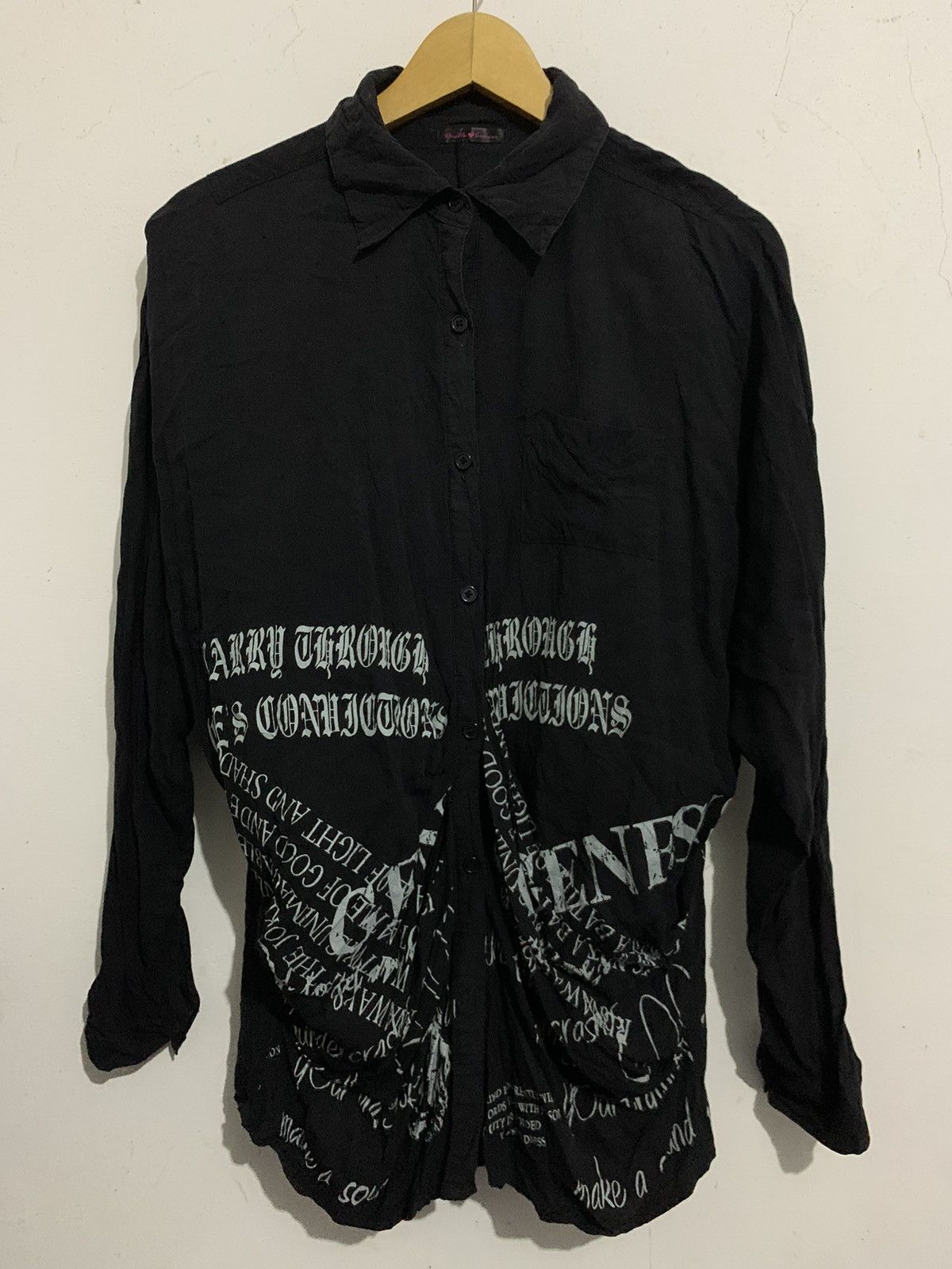 Vintage Bindingoffer Diable Larisen Poem Shirt Ifsixwasnine Styled
