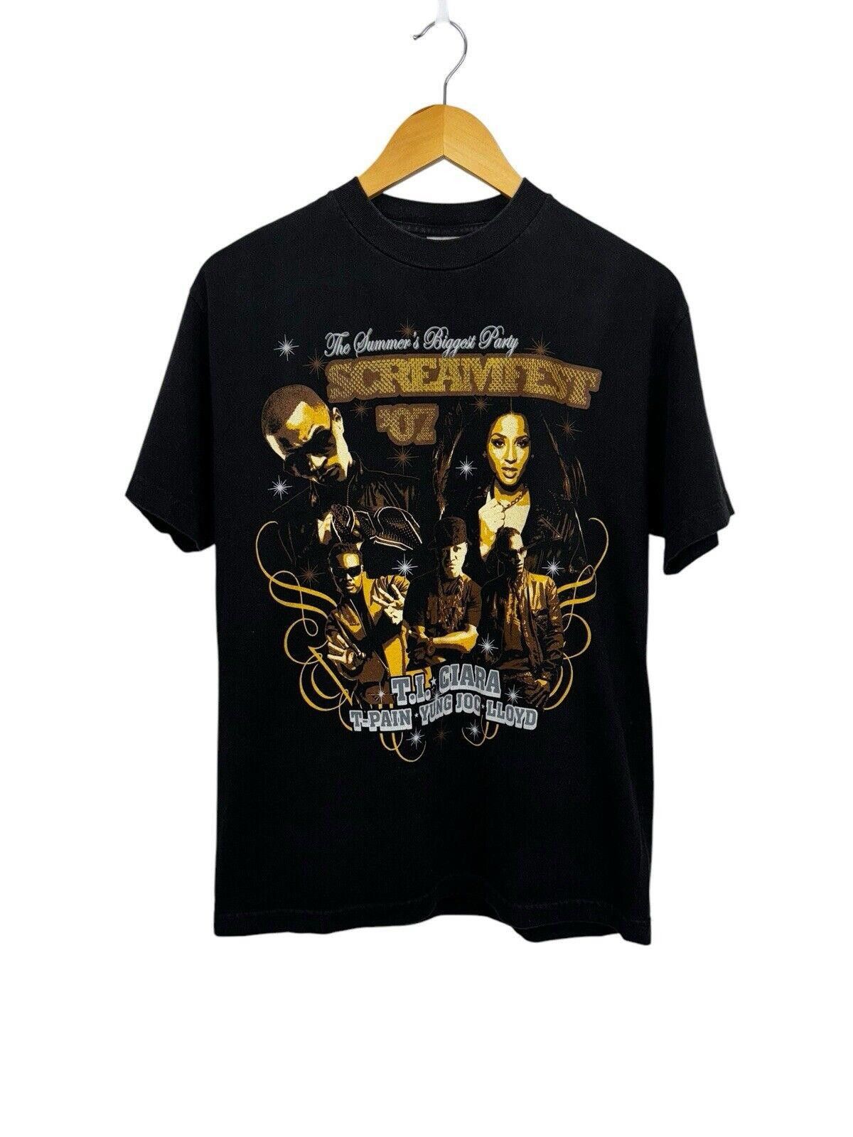 Designer Vintage 2007 Screamfest Music Tour Festival Rap R B Shirt M
