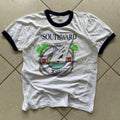 Vintage 80 S 90 S Southward Cruise Tropical Ringer Shirt