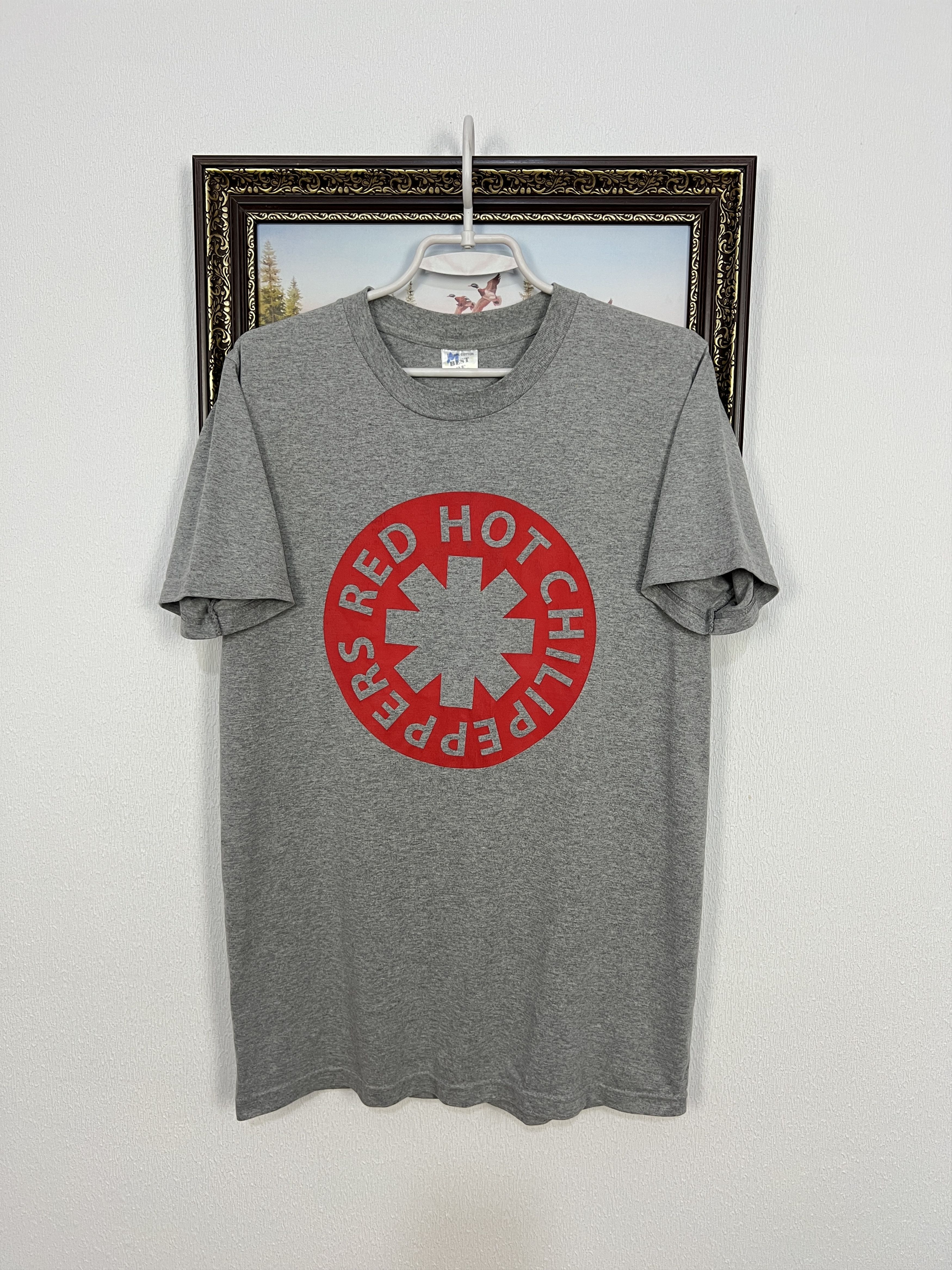 Vintage Rhcp Over Print Shirt Red Hot Chili Peppers Band Tee Hoodie, Sweatshirt | FlexRushtees.com