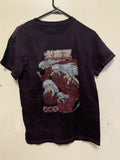 Anime Inuyasha Graphic Print Tee Burgundy Brand New