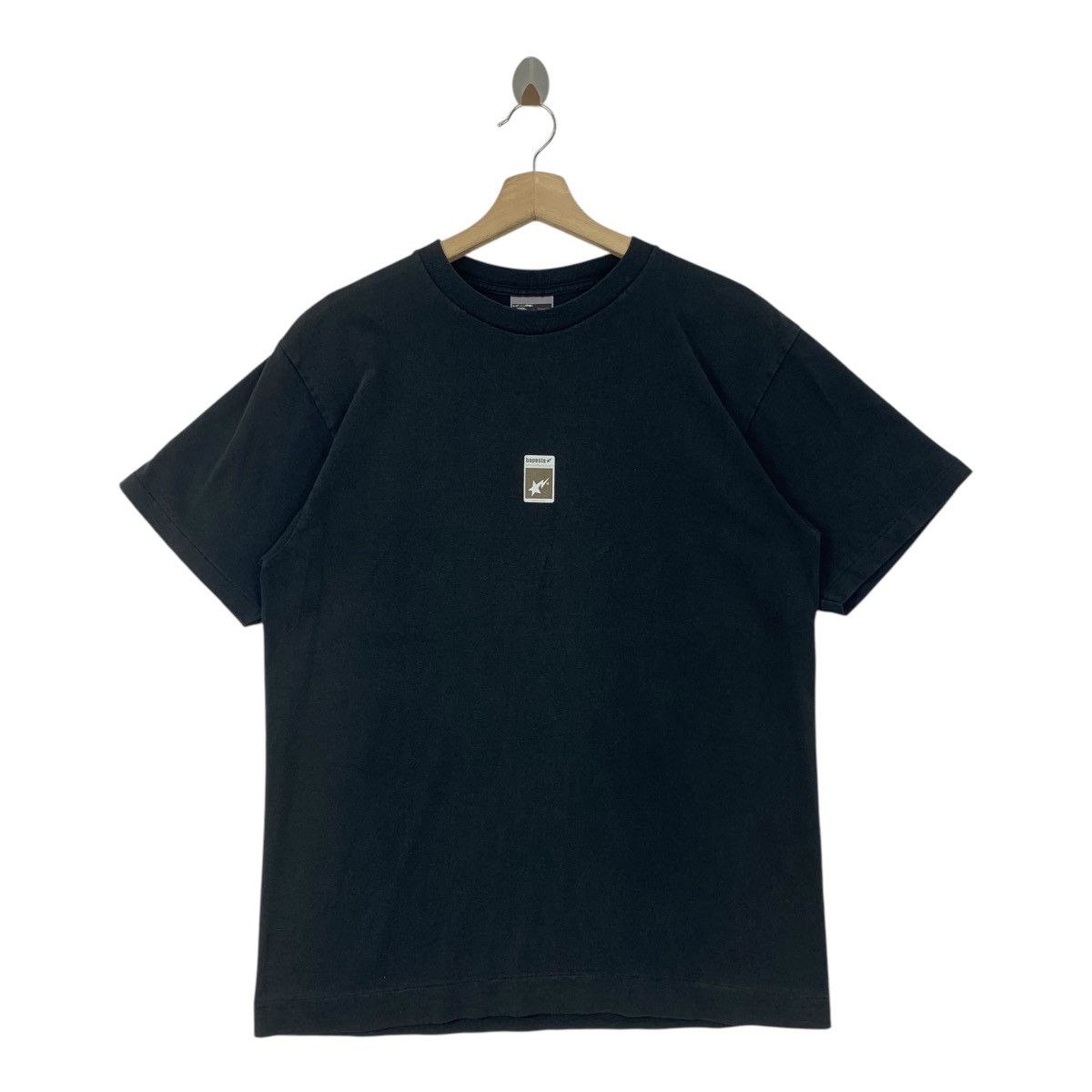Vintage Bathing Ape Bape Sta Centre Logo Printed Tee Hoodie, Sweatshirt | FlexRushtees.com