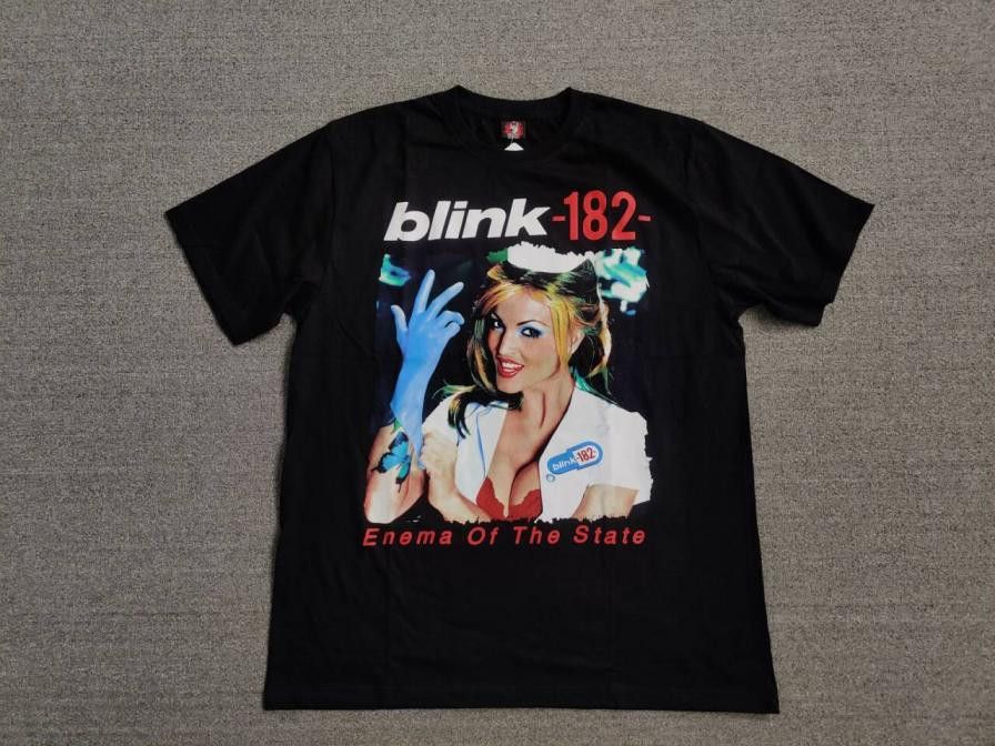 Band Tees Blink 182 Enema Of The State Graphic T Shirt Xl Black Hoodie, Sweatshirt | FlexRushtees.com