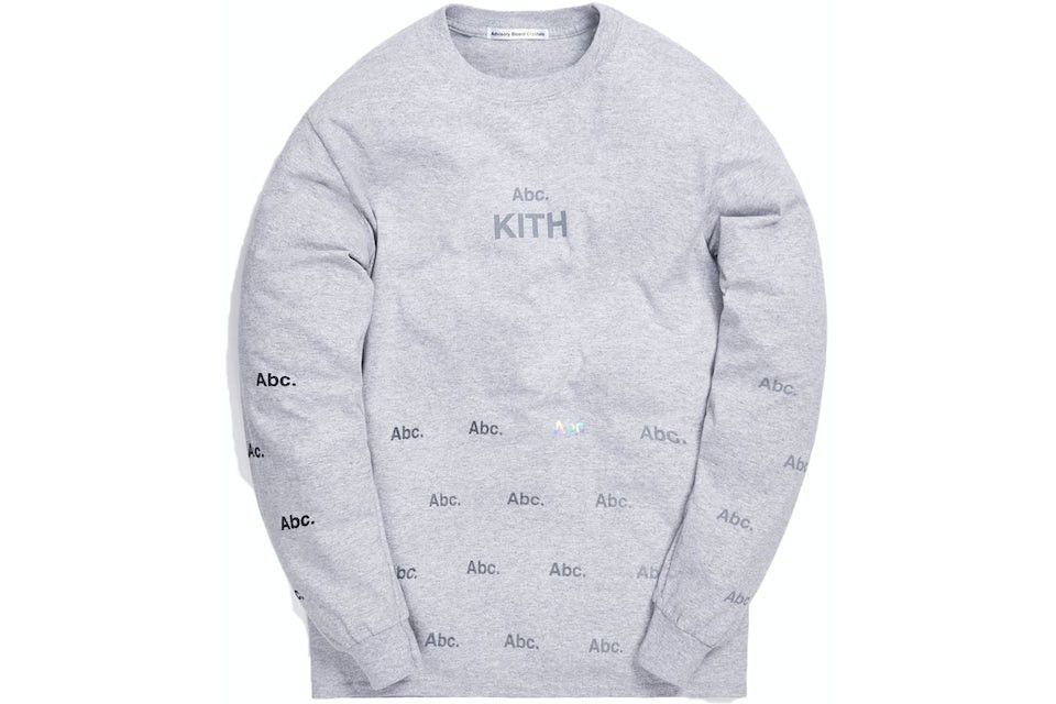 Kith Diagram Ls Tee Grey Kith Abc Hoodie, Sweatshirt | FlexRushtees.com