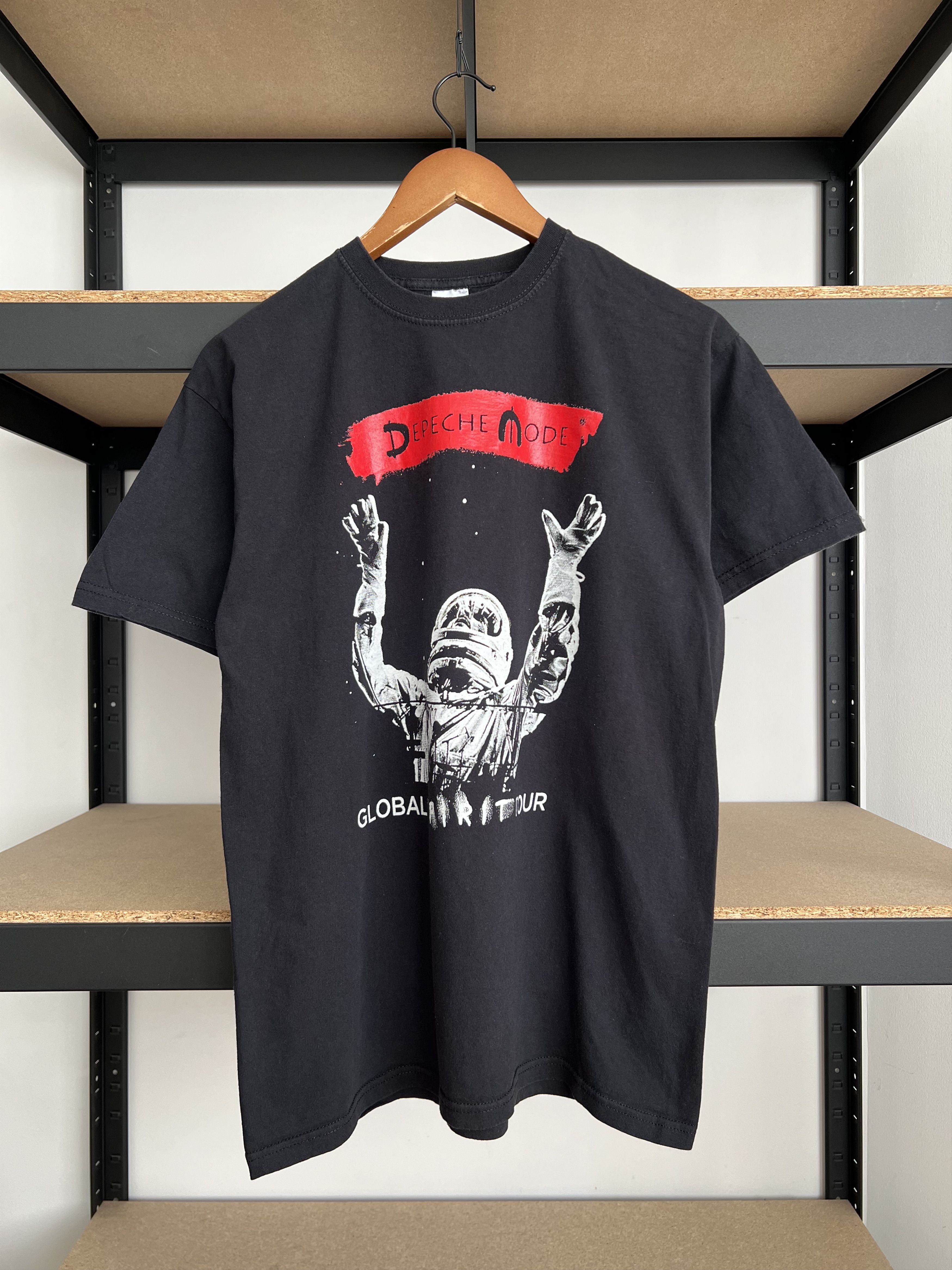 Band Tees Vintage 2000s Depeche Mode Global Spirit Tour Black T Shirt Hoodie, Sweatshirt | FlexRushtees.com