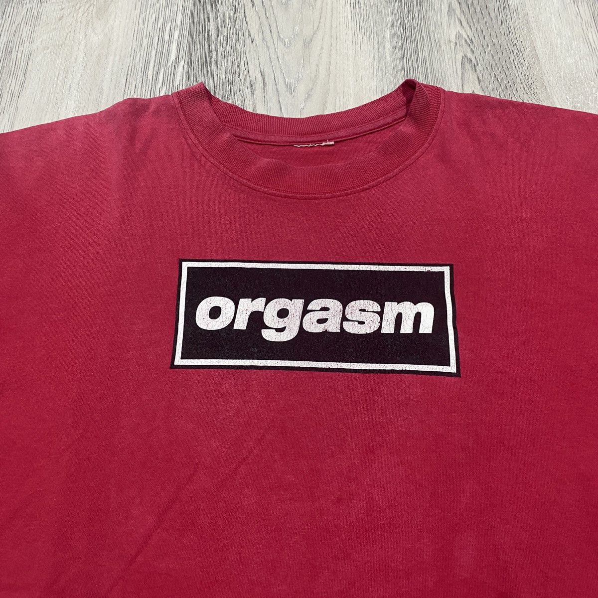 Vintage Orgasm Parody Oasis Band T-Shirts, Hoodie, Sweatshirt | FlexRushtees.com