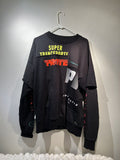 Japanese Brand X Vintage Iconic Rise Shine Graphic Sweatshirt By Diesel