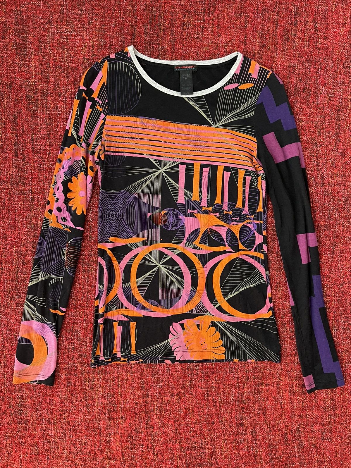 Custo Barcelona Vintage Jpg Style Printed Longsleeve